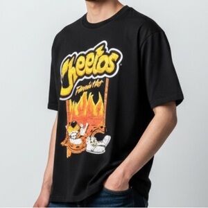 CHEETOS Black Short Sleeve Flamin Hot Graphic Tee